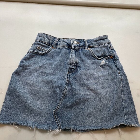 Denim Mini Skirt - Picture 1 of 4